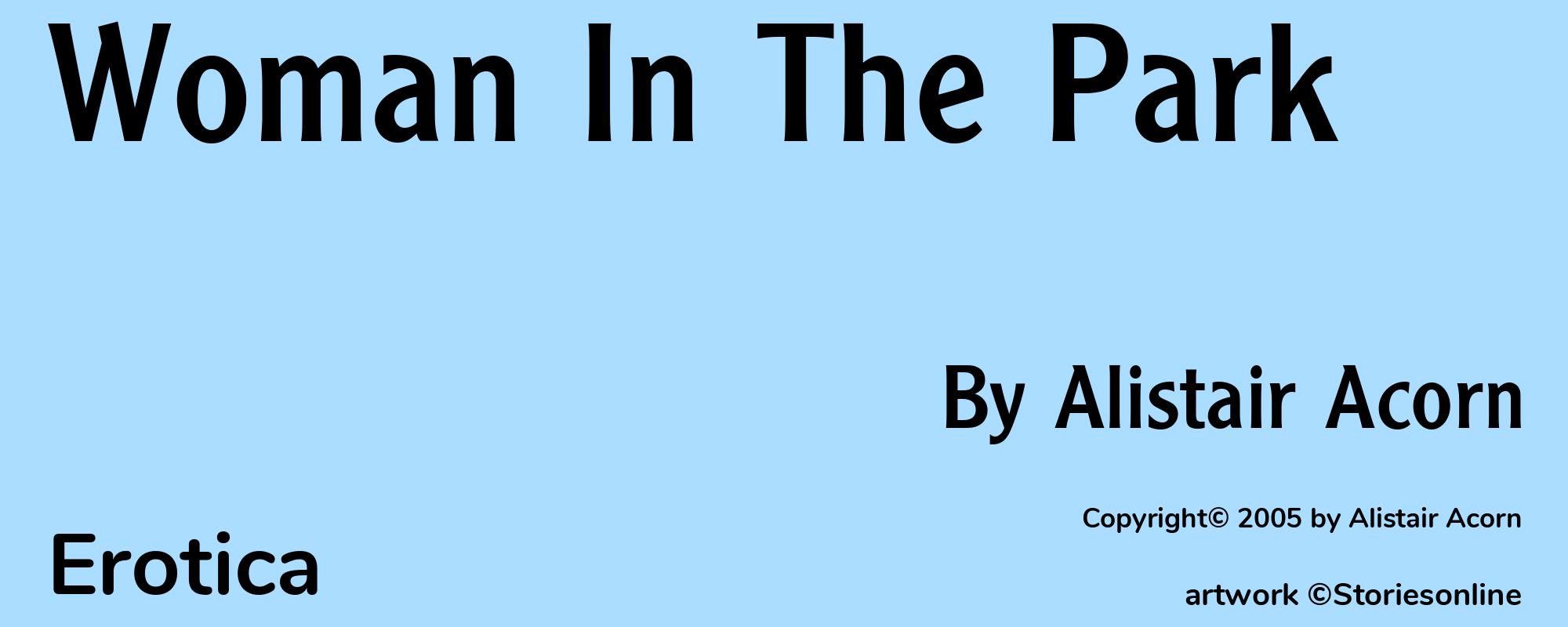 Woman In The Park - Cover