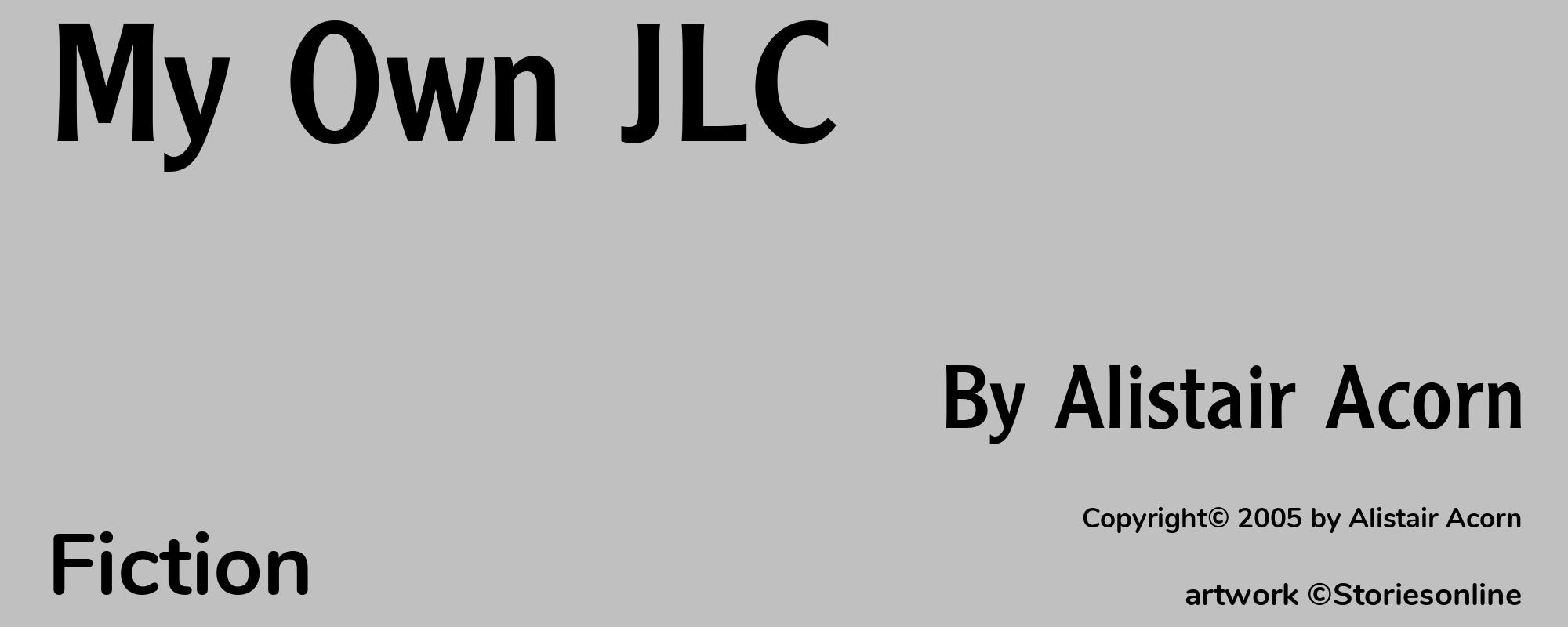 My Own JLC - Cover