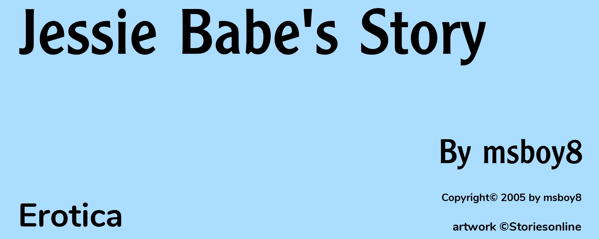 Jessie Babe's Story - Cover