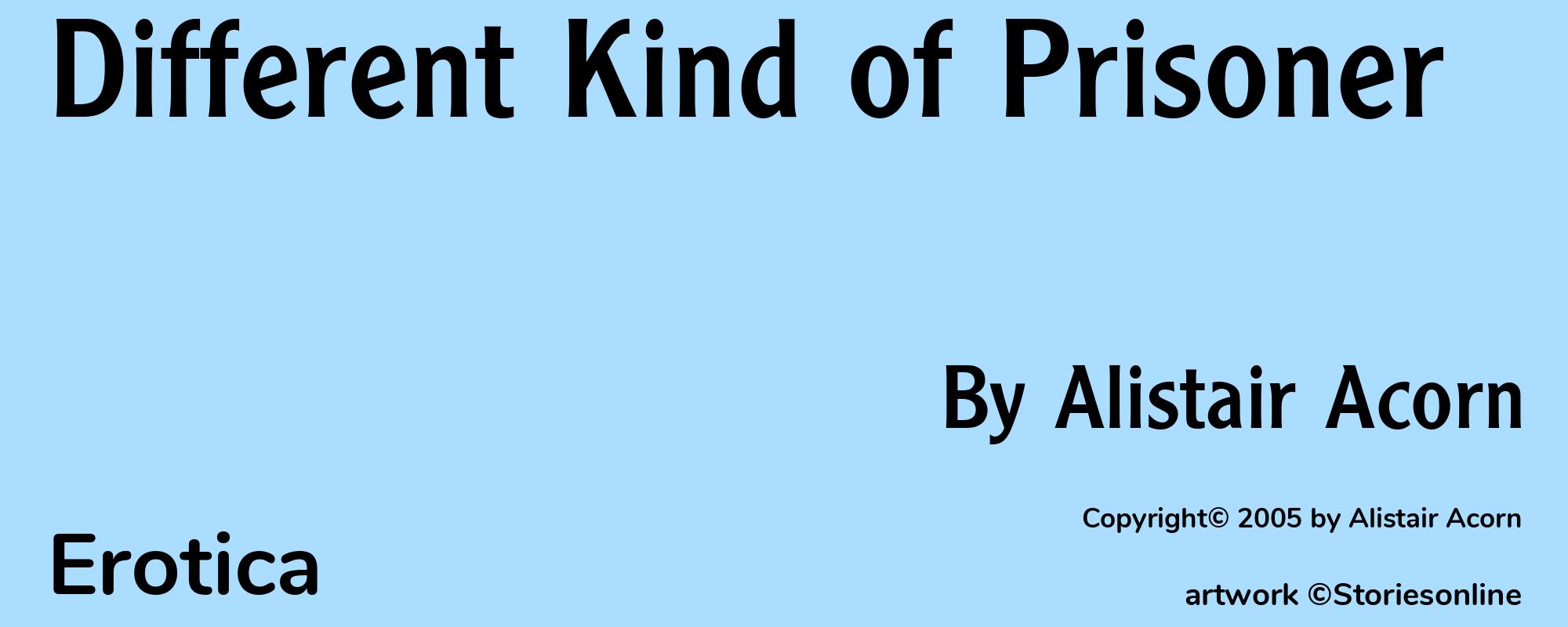 Different Kind of Prisoner - Cover