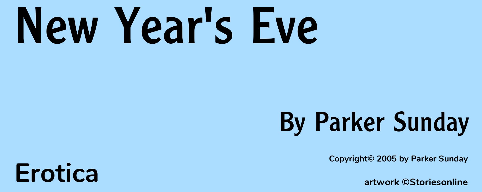 New Year's Eve - Cover