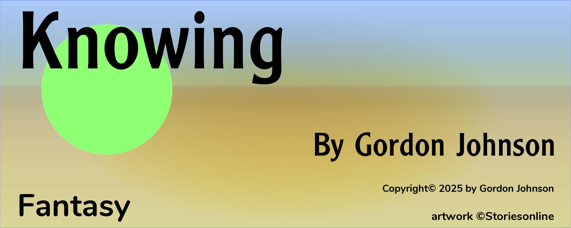 Knowing - Cover