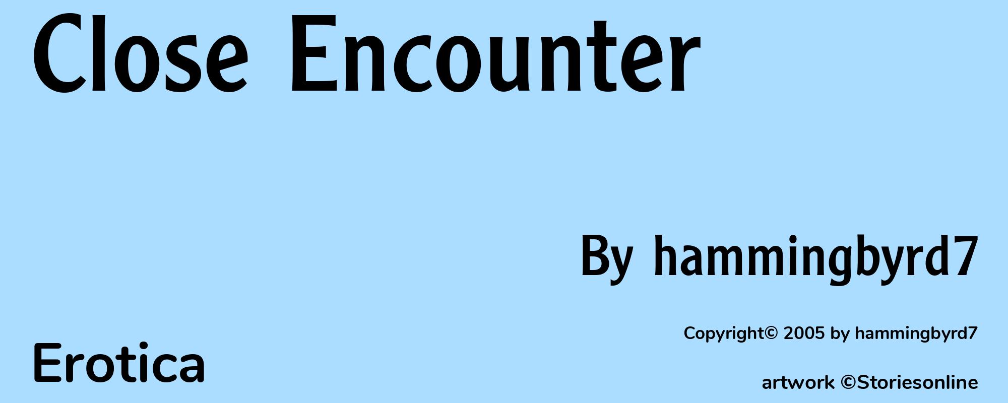 Close Encounter - Cover