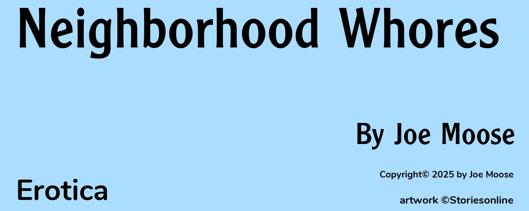 Neighborhood Whores - Cover