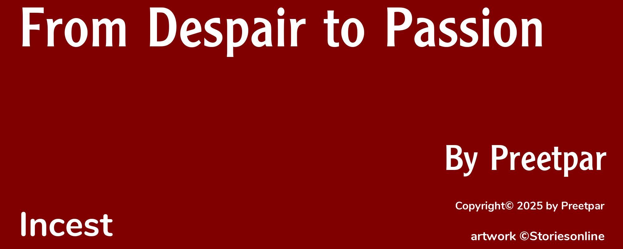 From Despair to Passion - Cover