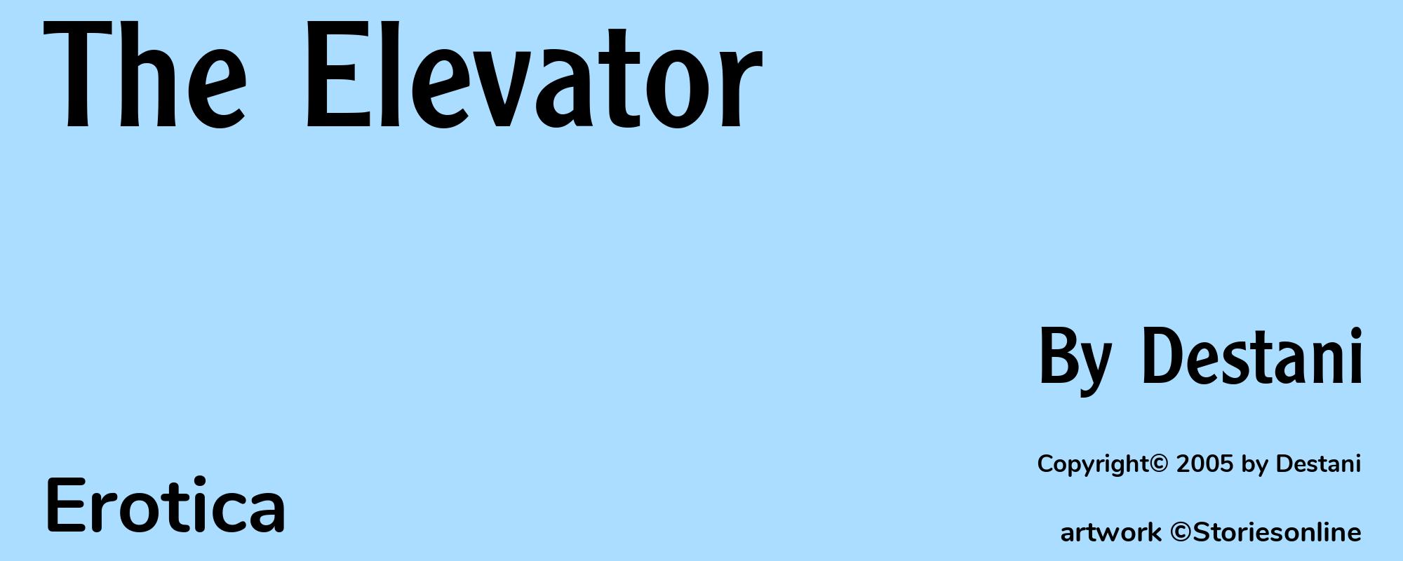 The Elevator - Cover