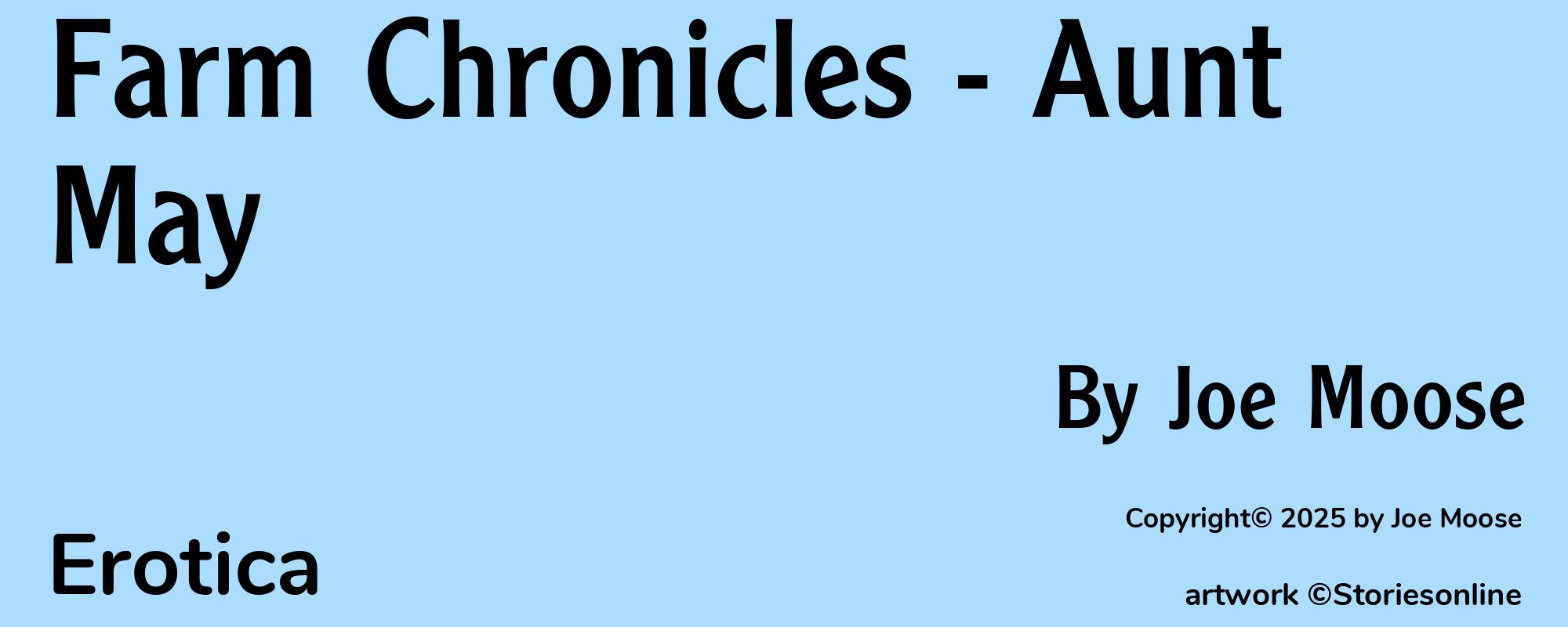 Farm Chronicles - Aunt May - Cover