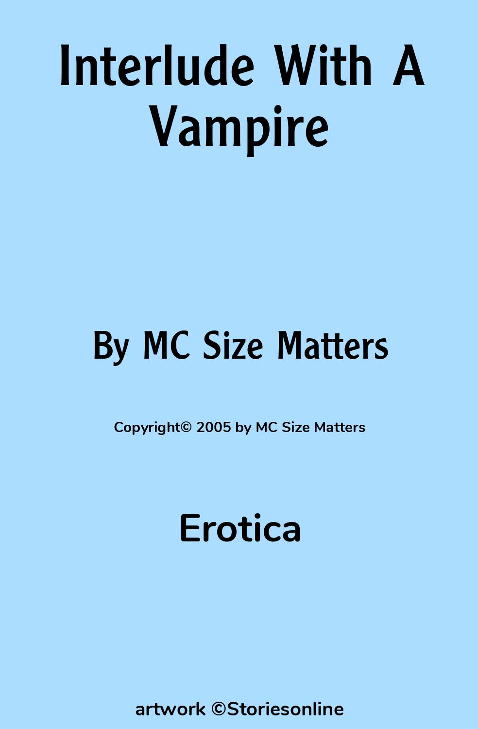 Interlude With A Vampire - Erotica Sex Story