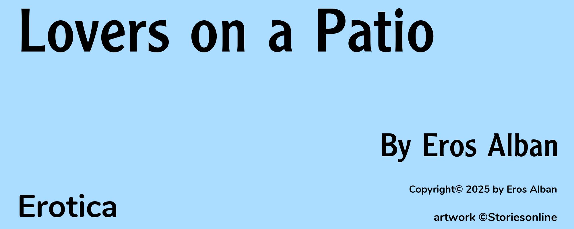 Lovers on a Patio - Cover