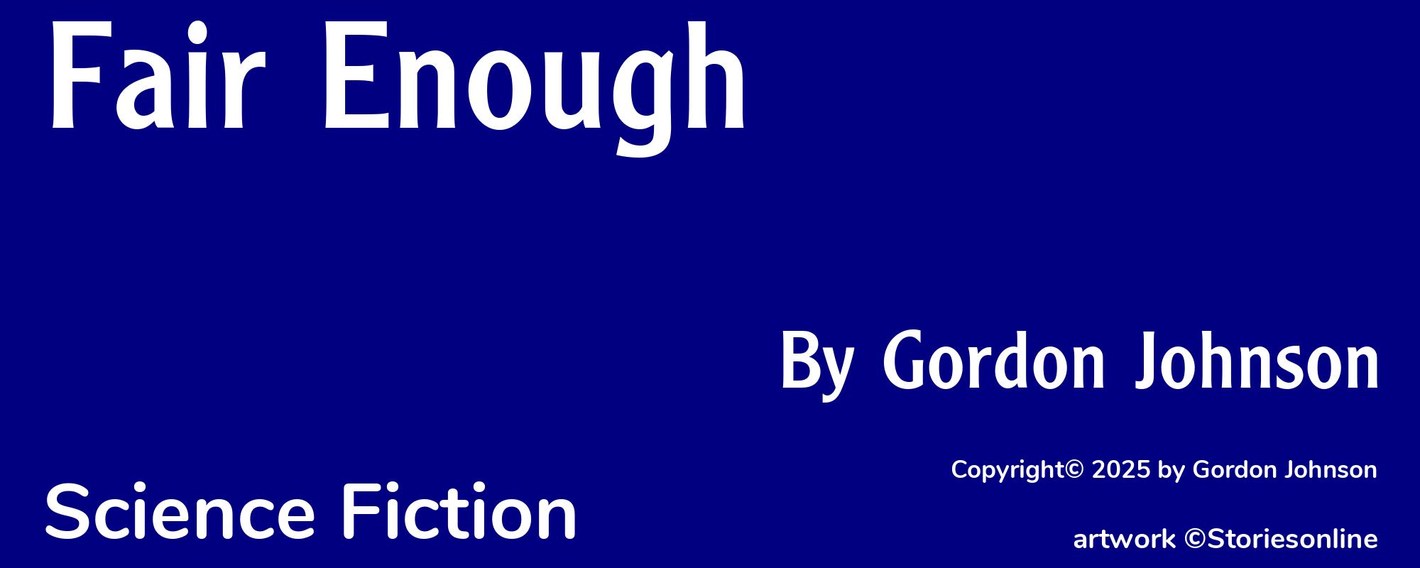 Fair Enough - Cover