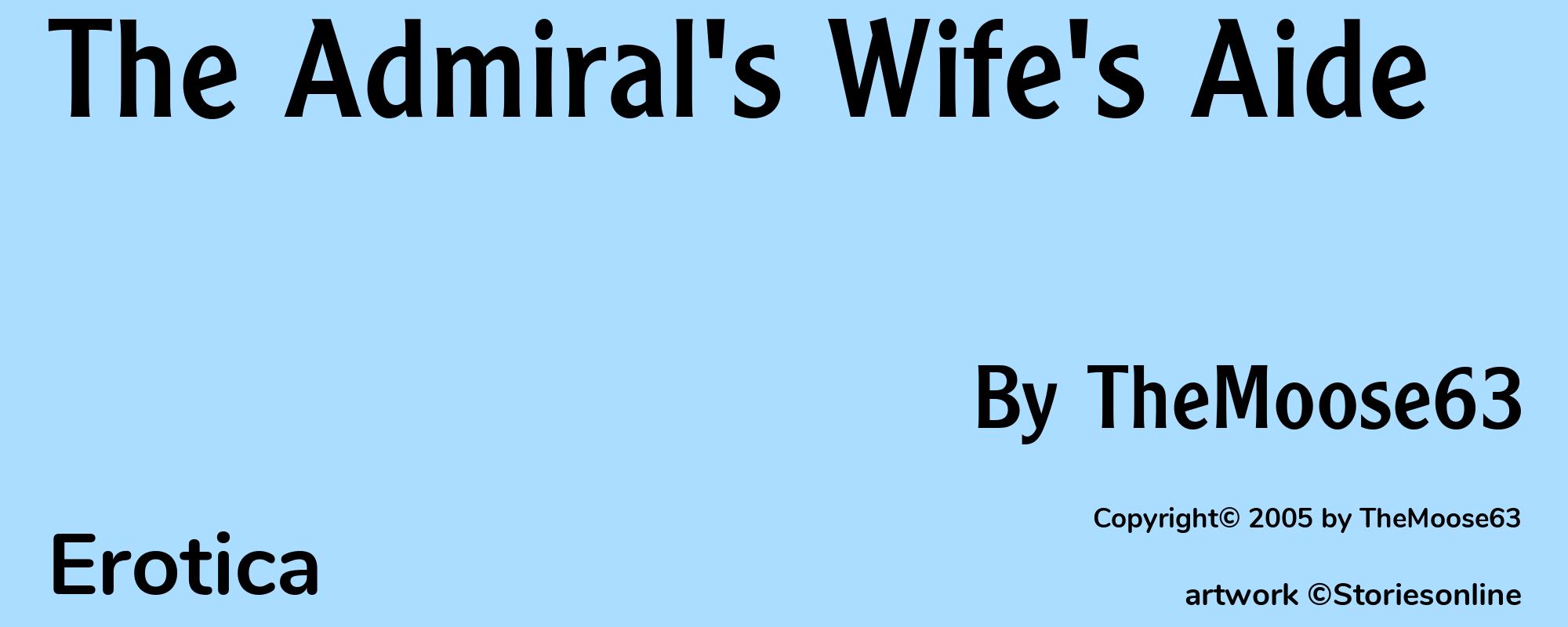 The Admiral's Wife's Aide - Cover