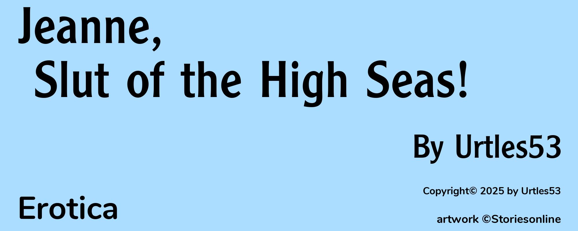 Jeanne, Slut of the High Seas! - Cover