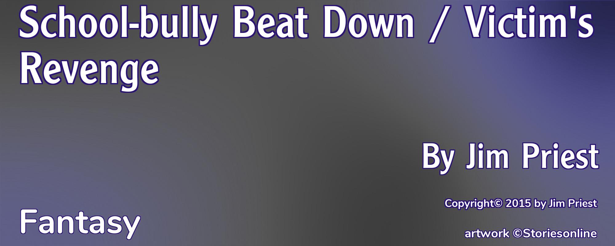 School-bully Beat Down / Victim's Revenge - Cover