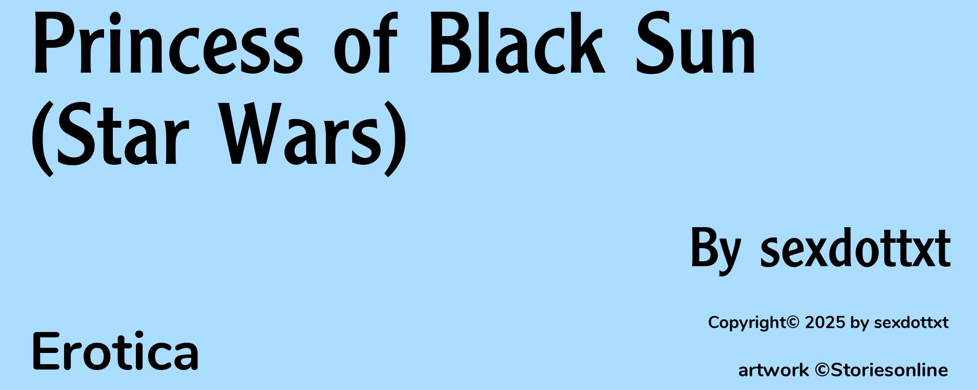 Princess of Black Sun (Star Wars) - Cover