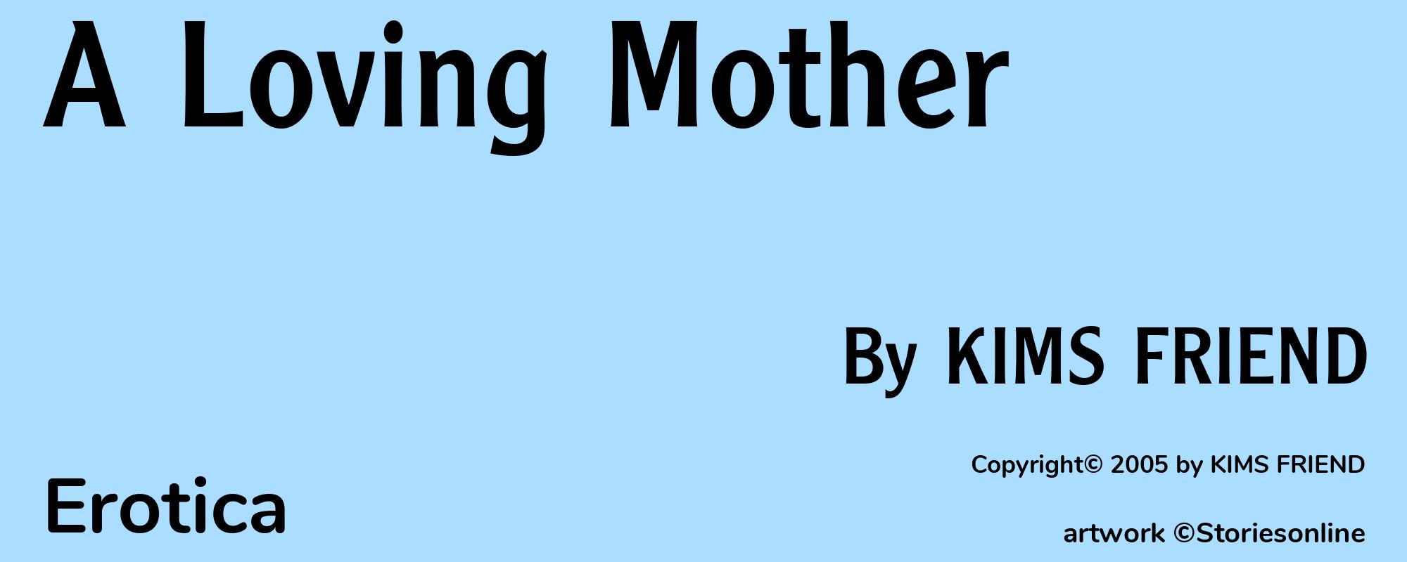 A Loving Mother - Cover