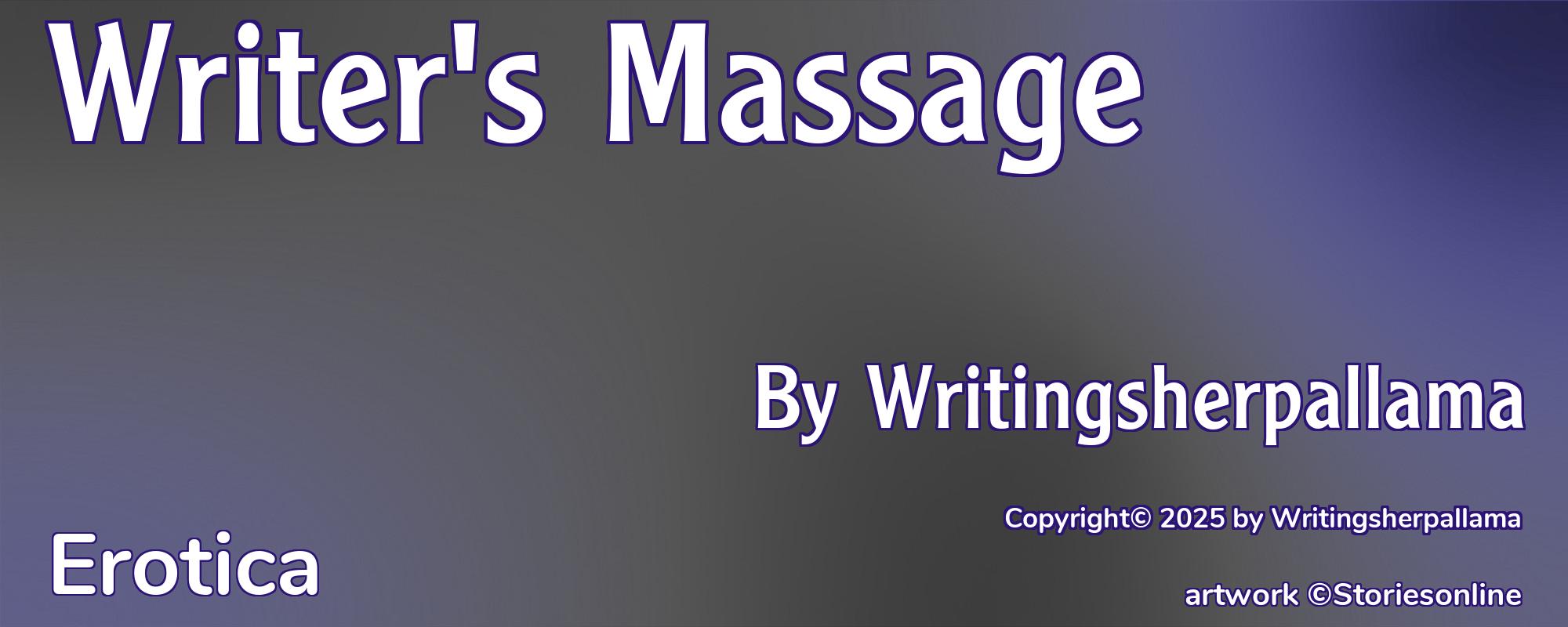 Writer's Massage - Cover