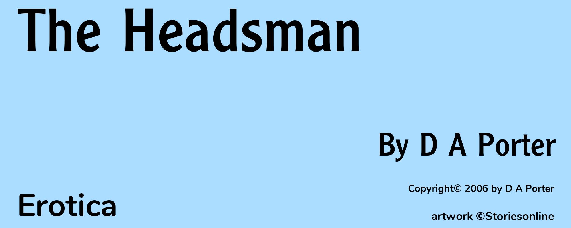 The Headsman - Cover