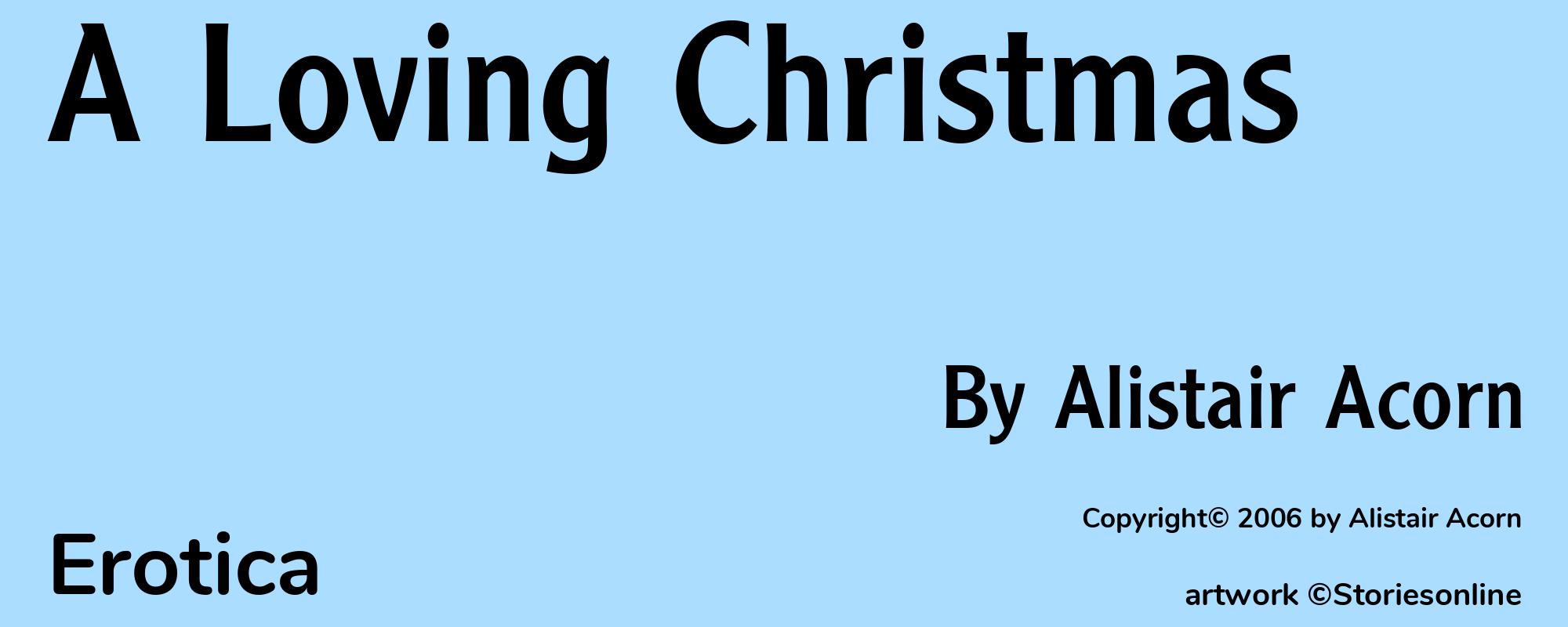 A Loving Christmas - Cover