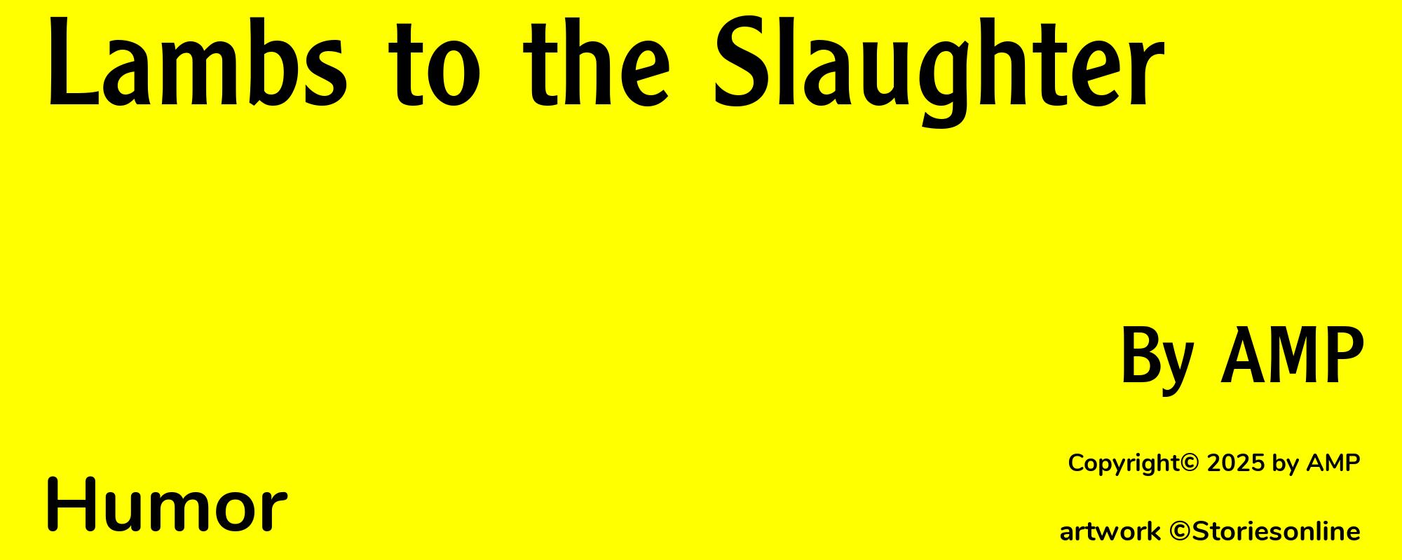 Lambs to the Slaughter - Cover