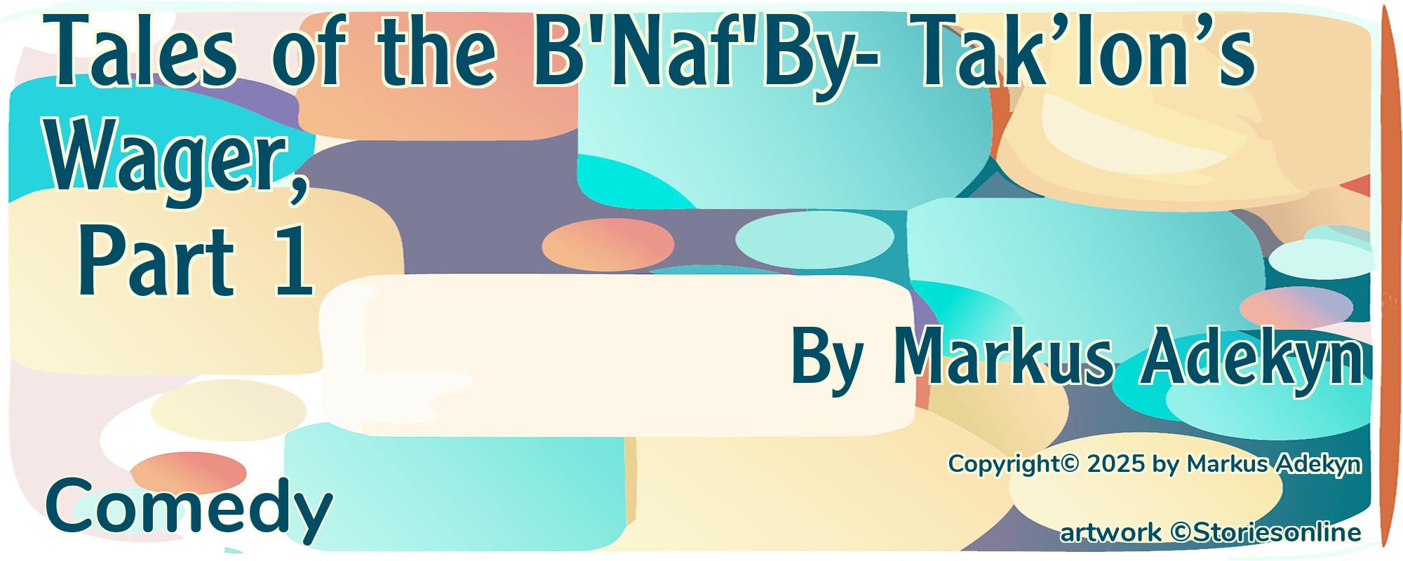 Tales of the B'Naf'By- Tak’lon’s Wager - Cover