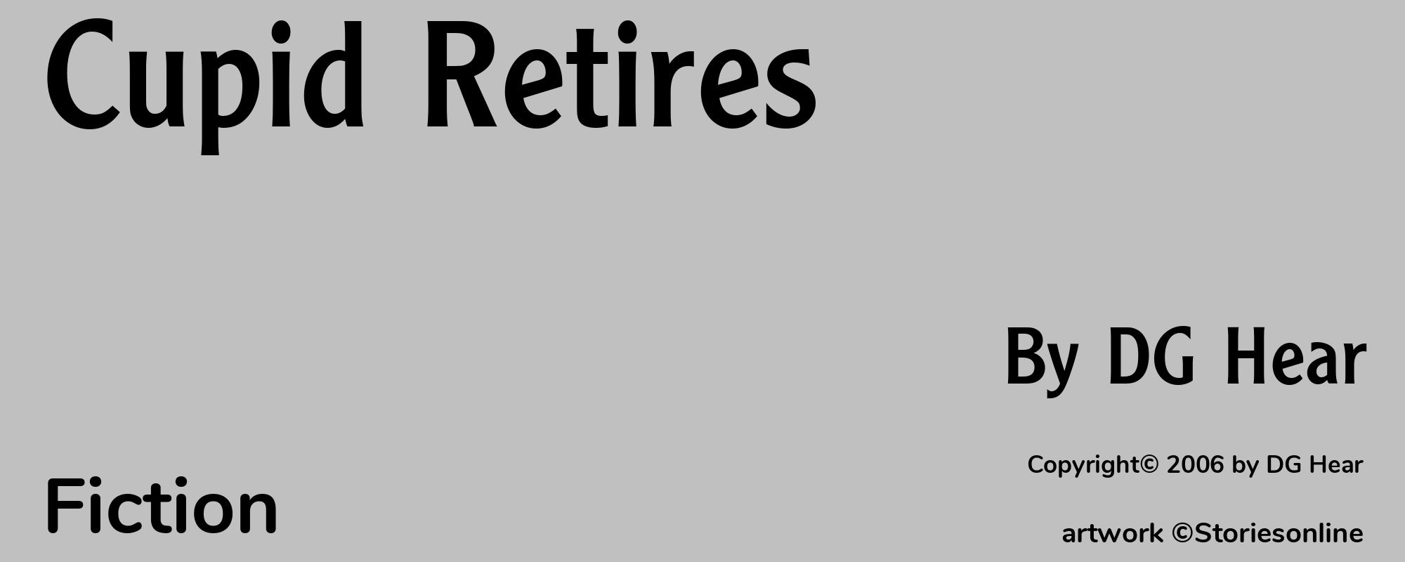 Cupid Retires - Cover