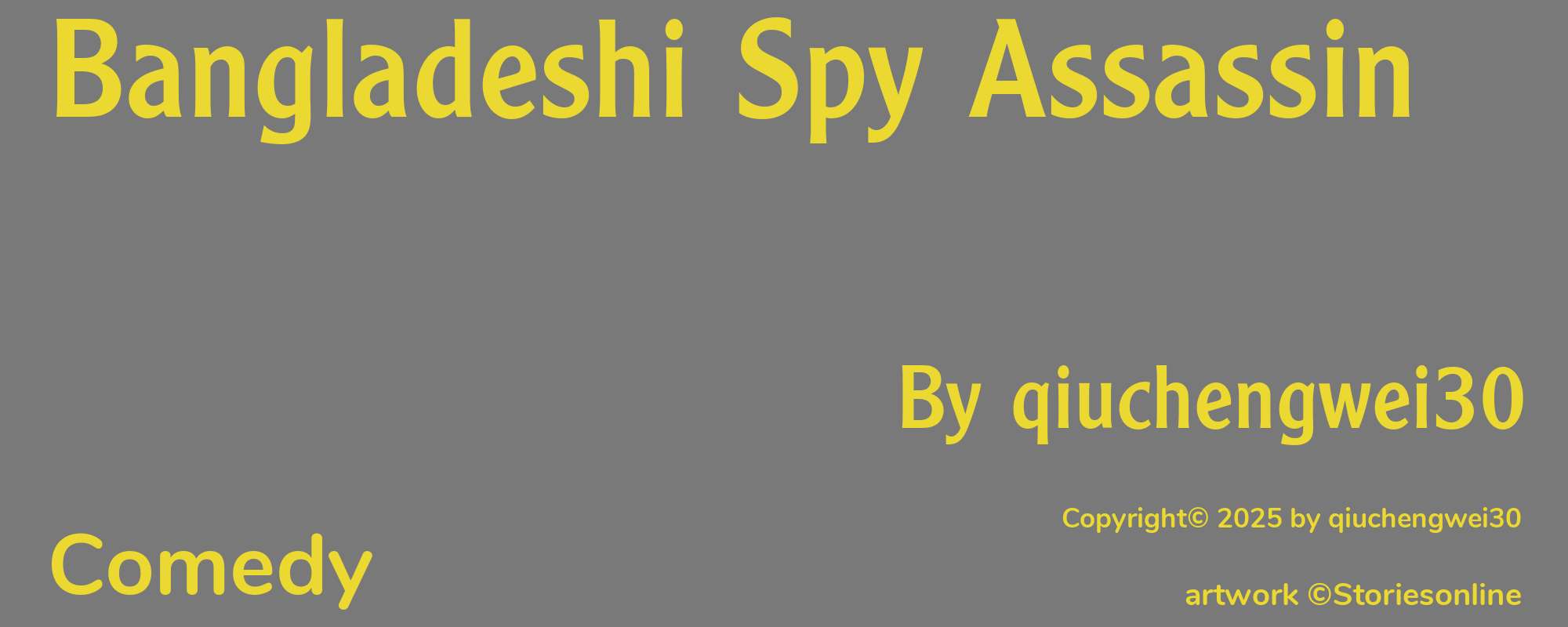 Bangladeshi Spy Assassin - Cover