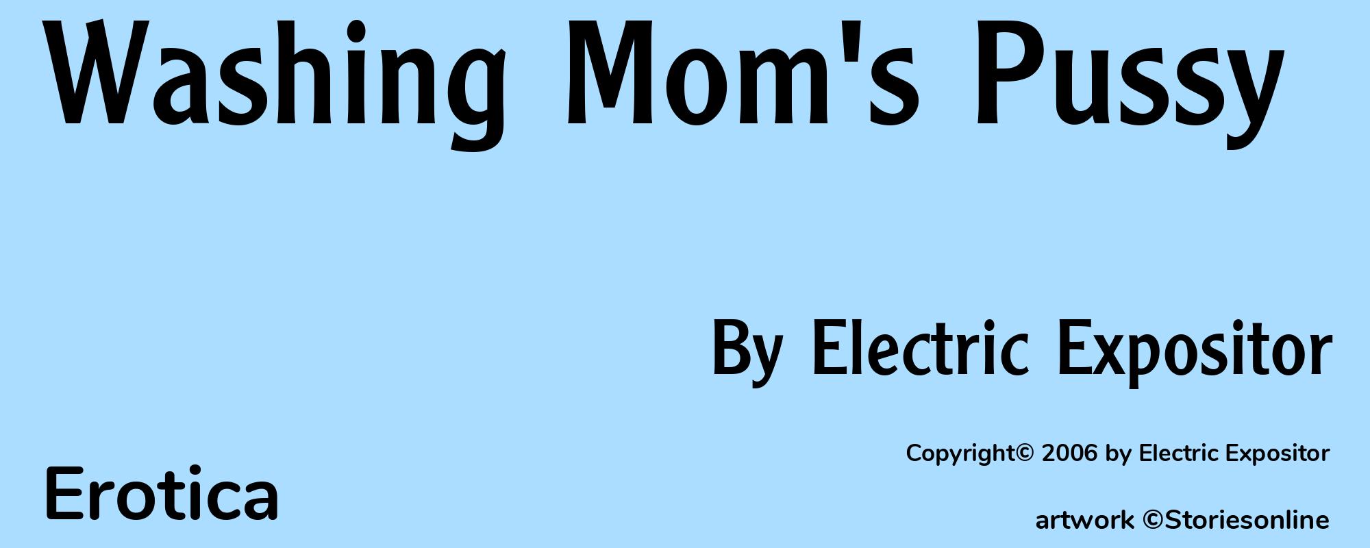 Washing Mom's Pussy - Cover