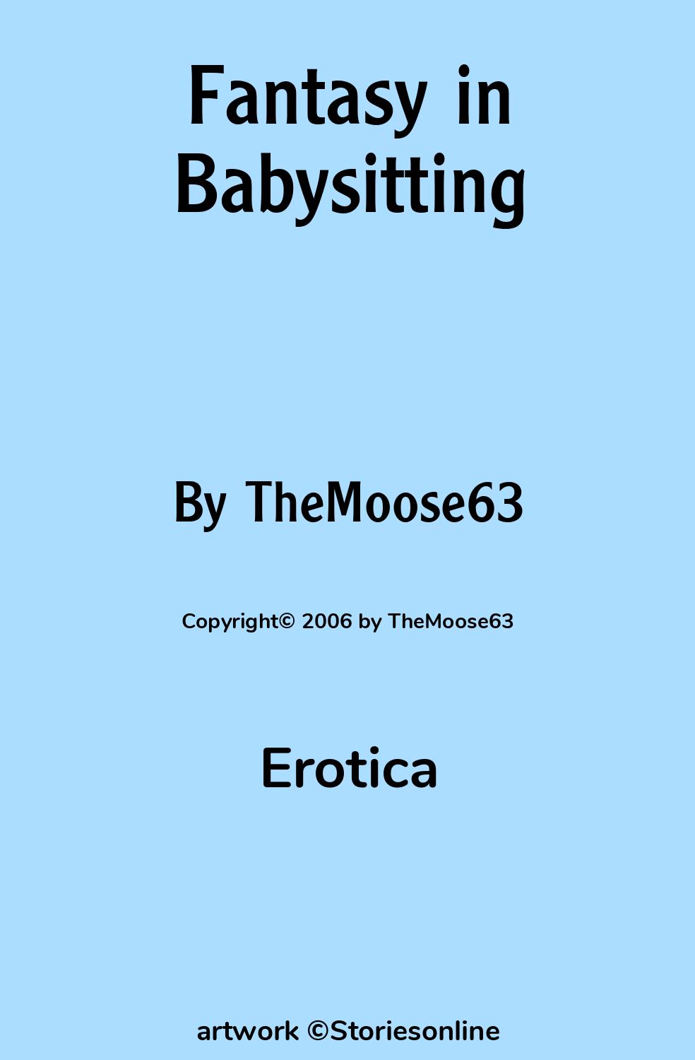 Fantasy in Babysitting - Erotica Sex Story