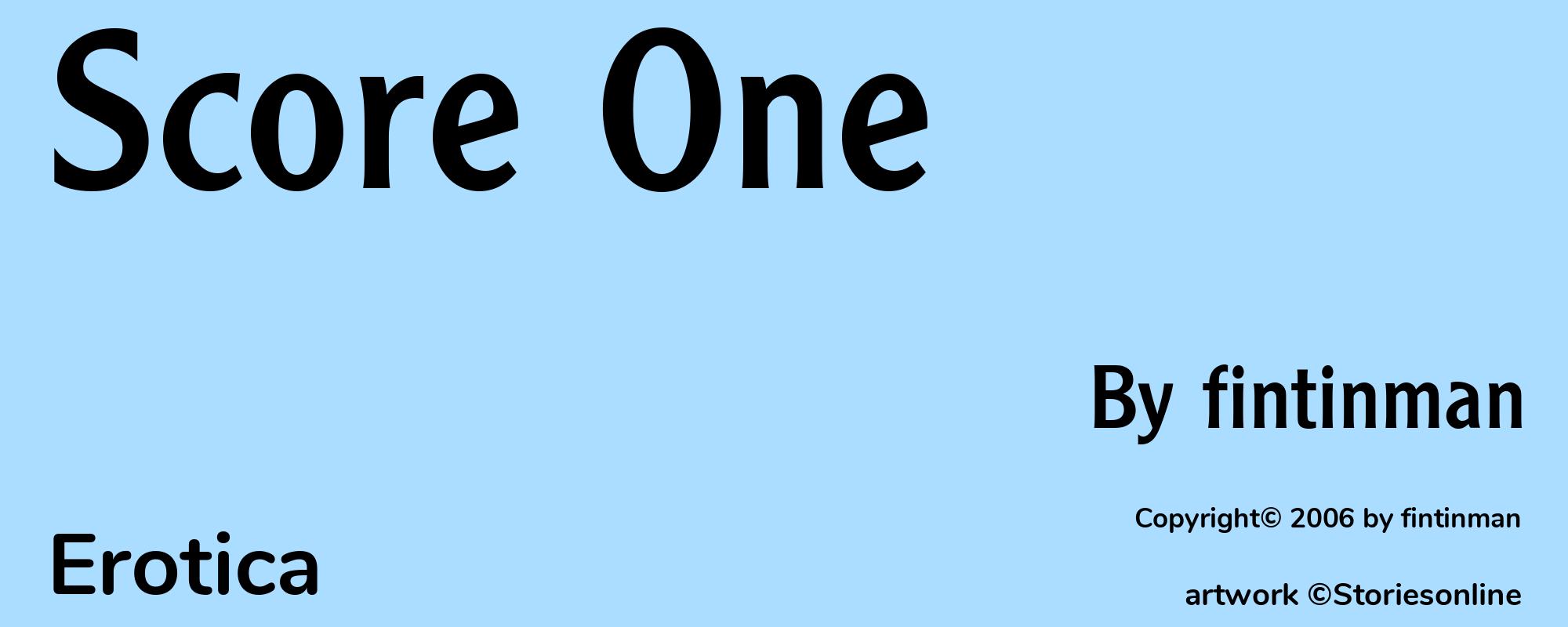 Score One - Cover