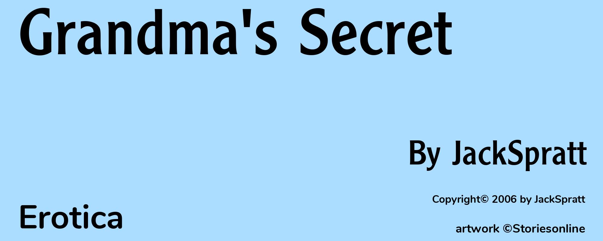 Grandma's Secret - Cover