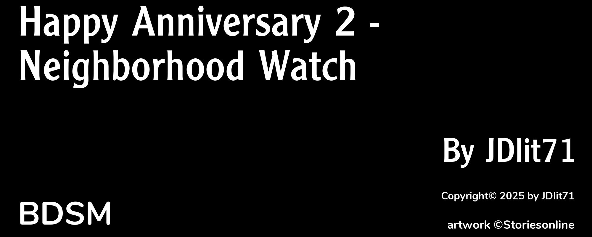 Happy Anniversary 2 - Neighborhood Watch - Cover