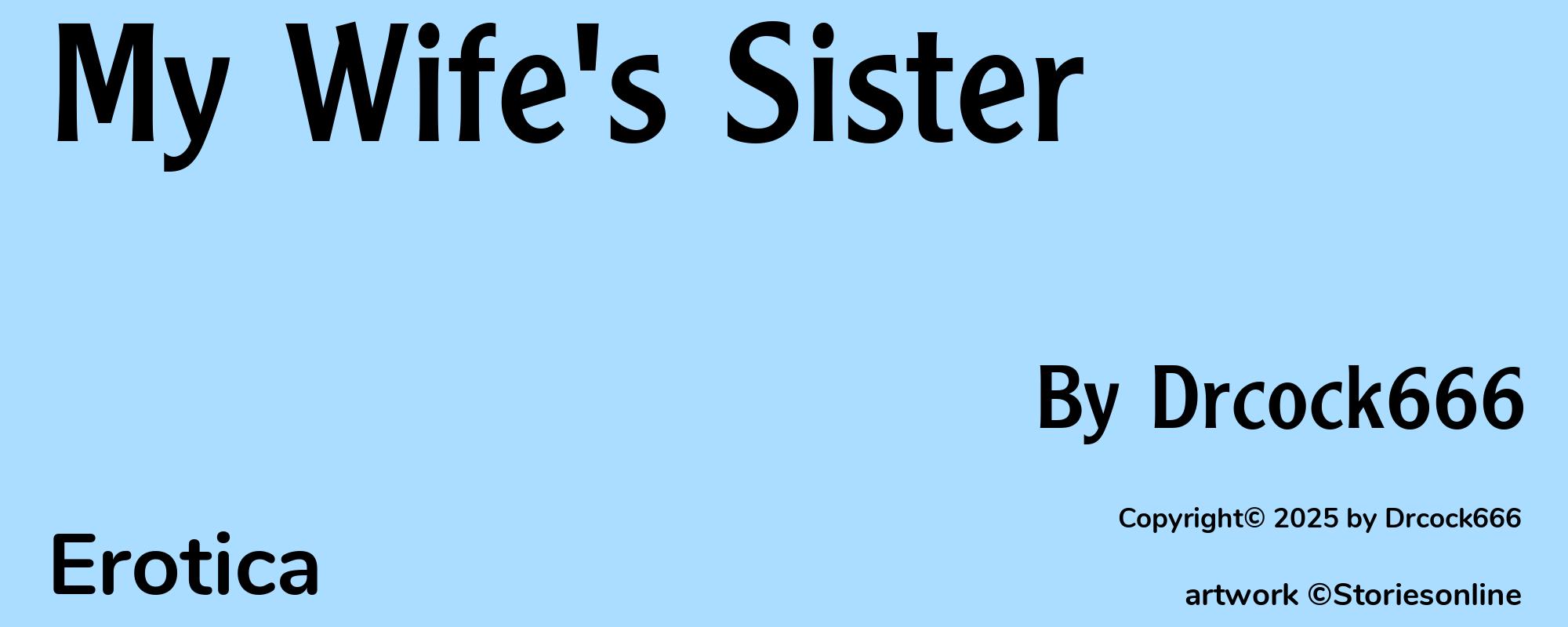 My Wife's Sister - Cover