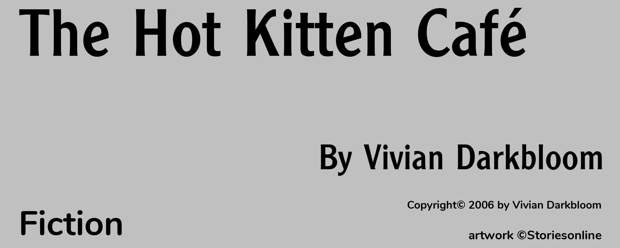 The Hot Kitten Café - Cover