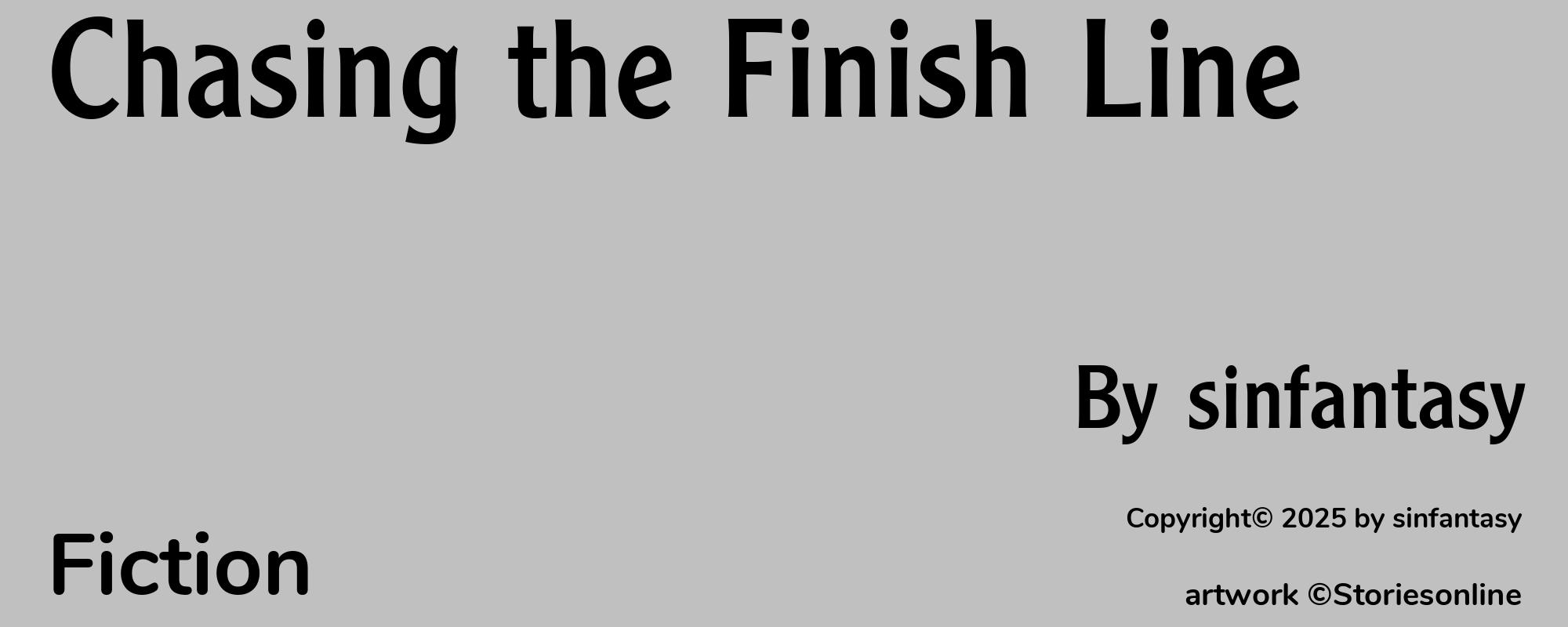 Chasing the Finish Line - Cover