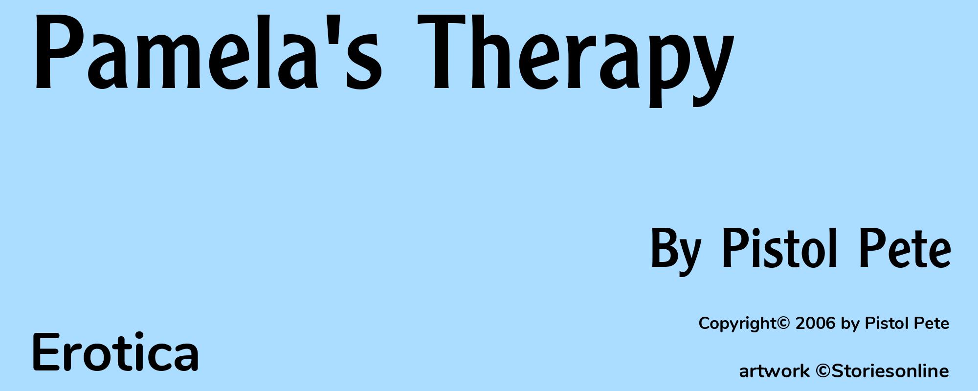 Pamela's Therapy - Cover