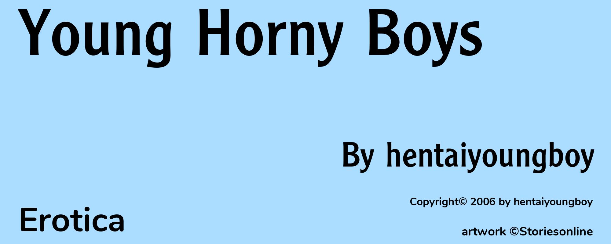 Young Horny Boys - Cover