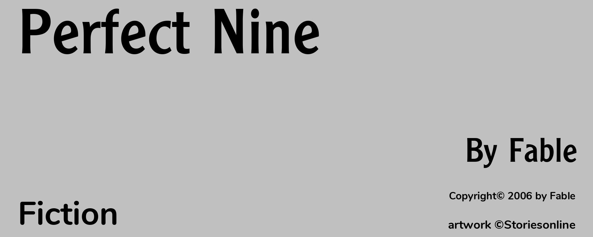 Perfect Nine - Cover
