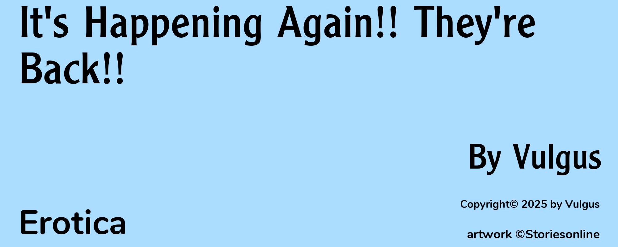 It's Happening Again!! They're Back!! - Cover