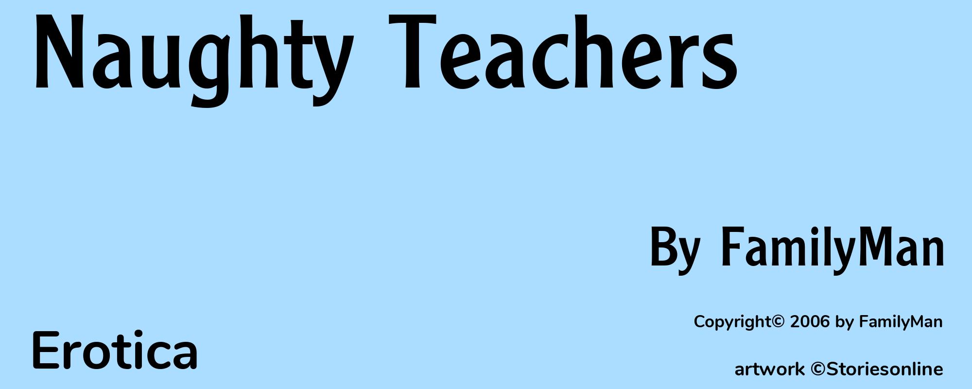 Naughty Teachers - Cover