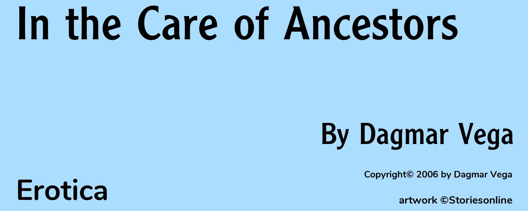 In the Care of Ancestors - Cover