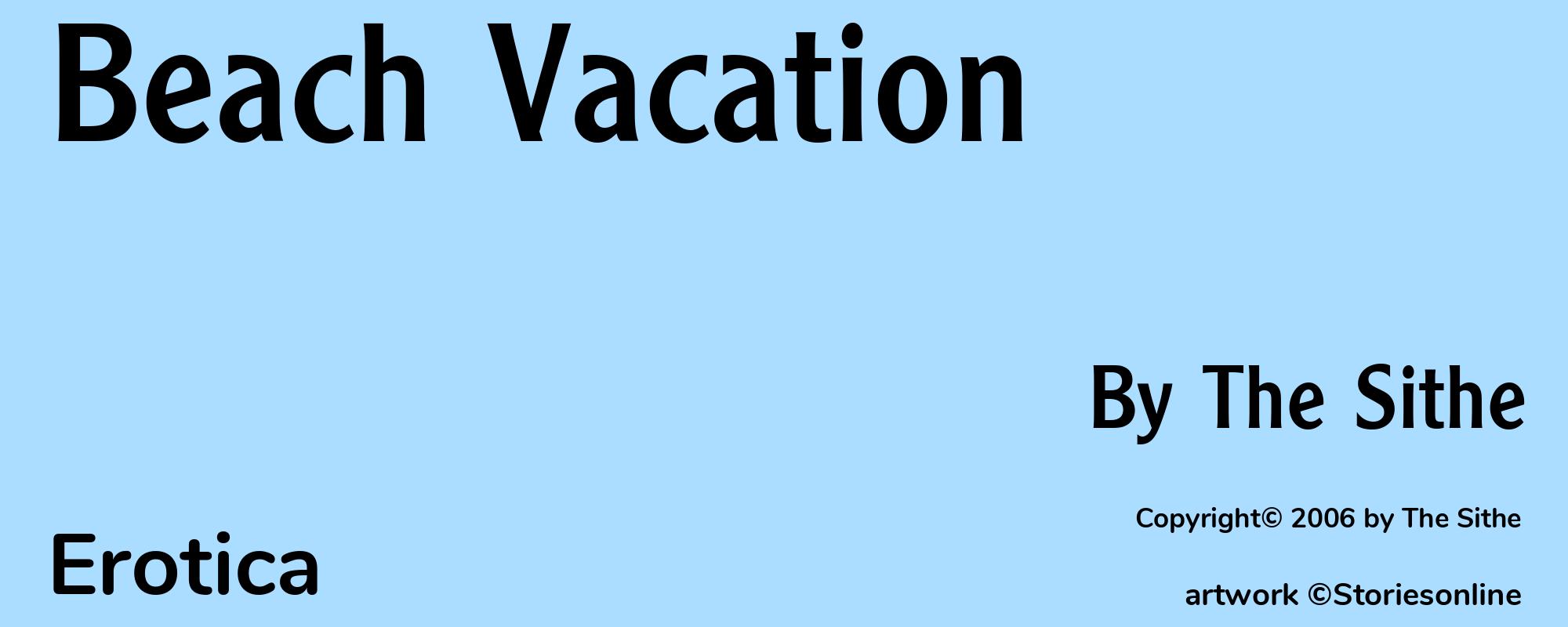 Beach Vacation - Cover