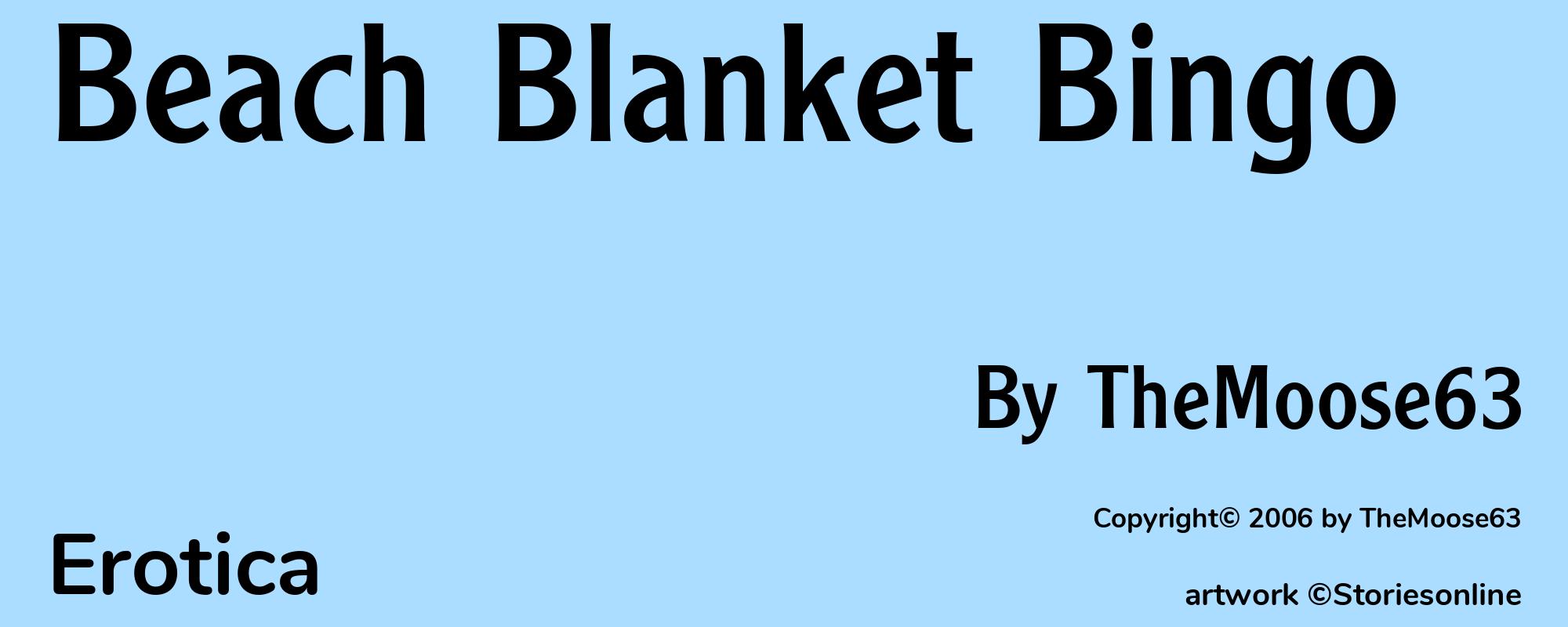 Beach Blanket Bingo - Cover
