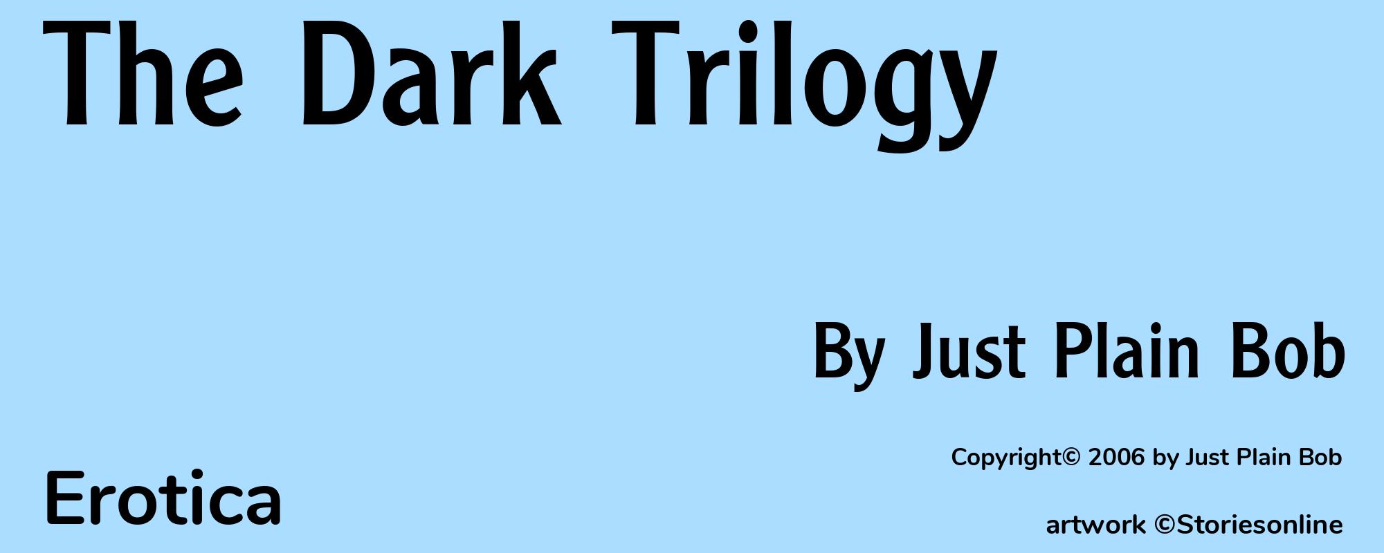 The Dark Trilogy - Cover