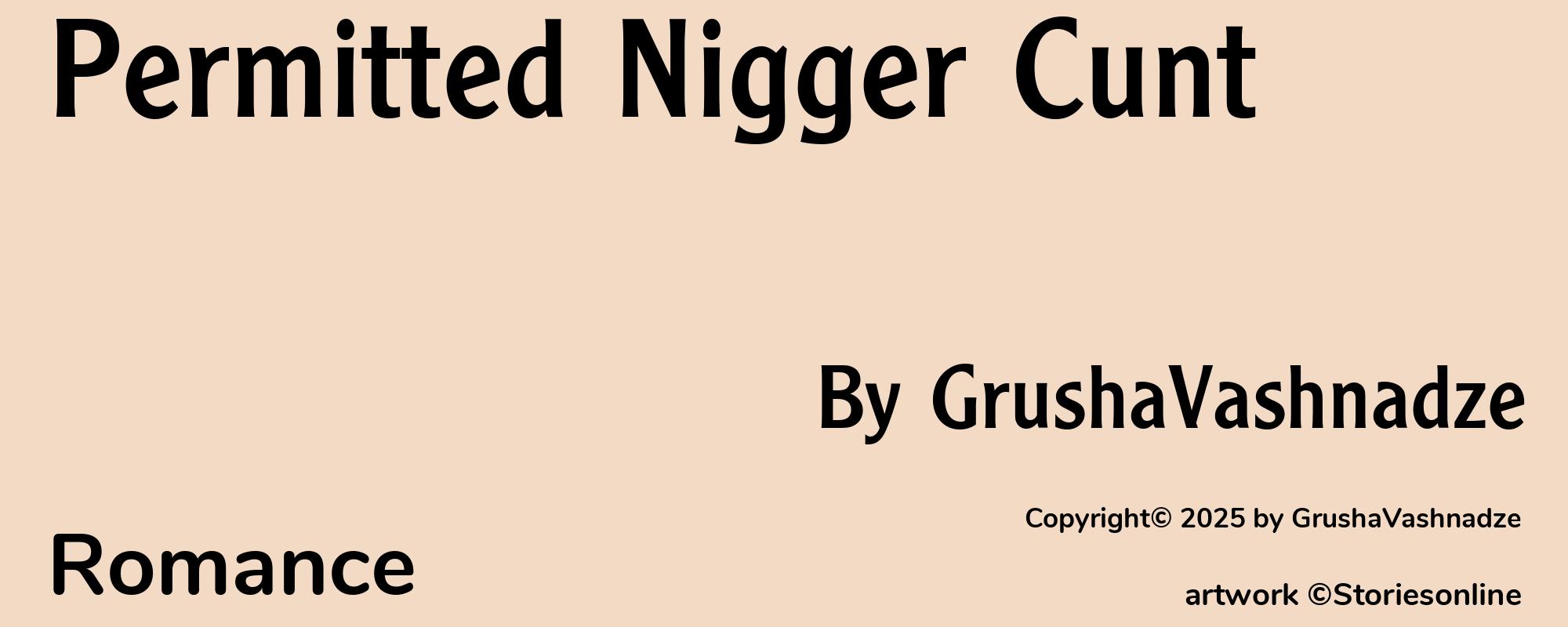 Permitted Nigger Cunt - Cover
