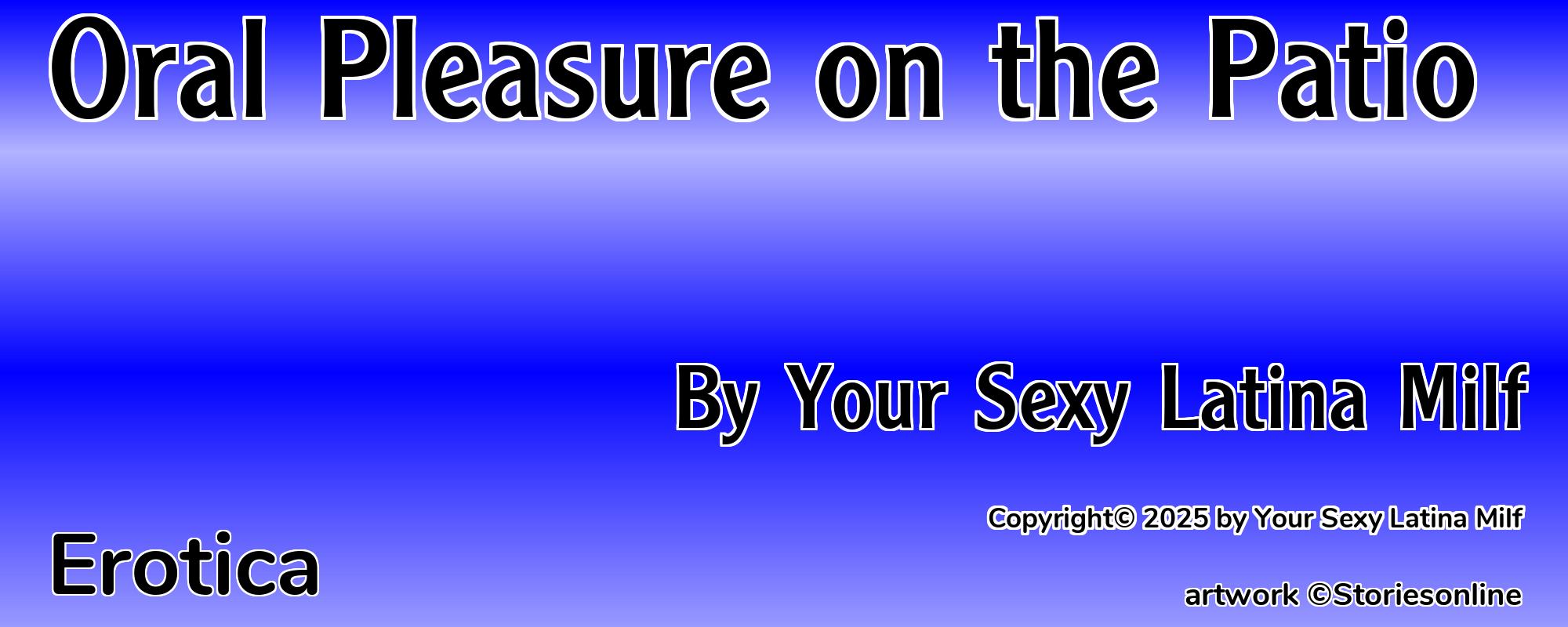 Oral Pleasure on the Patio - Cover