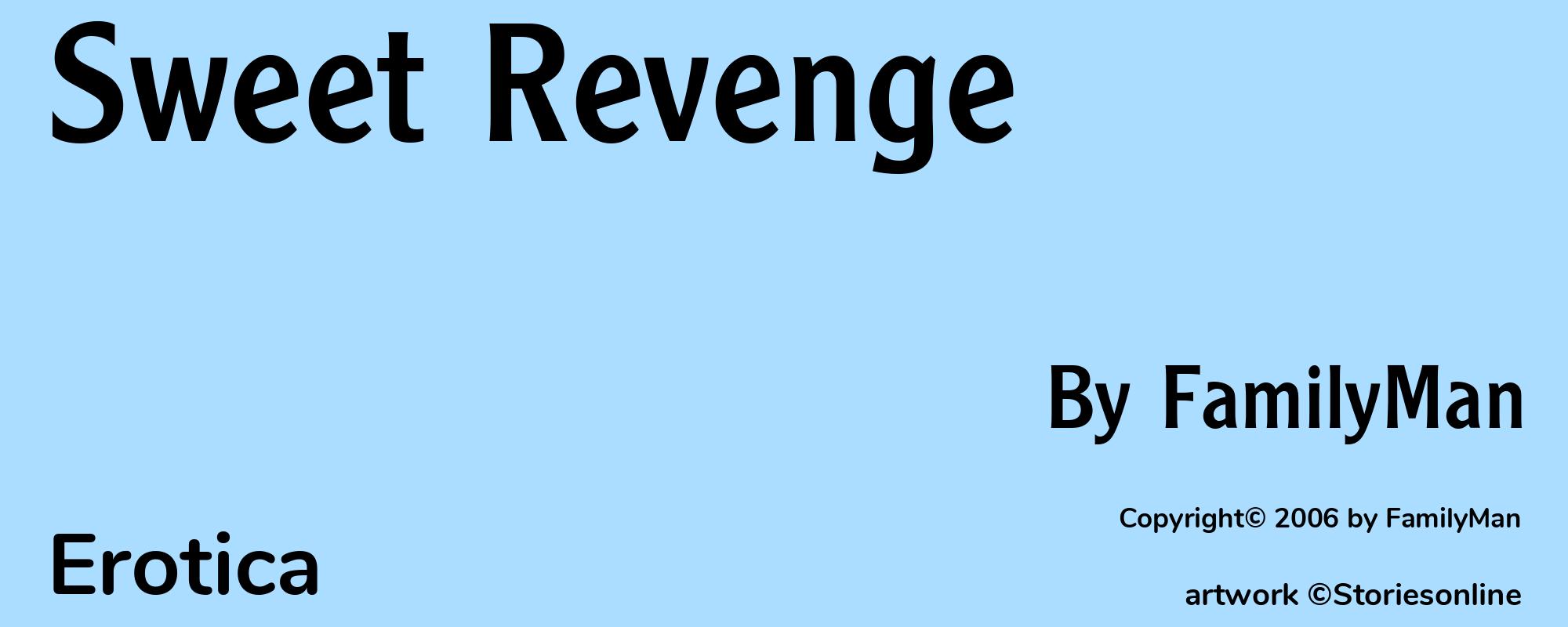 Sweet Revenge - Cover