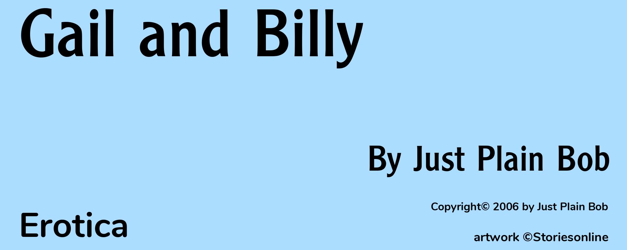 Gail and Billy - Cover