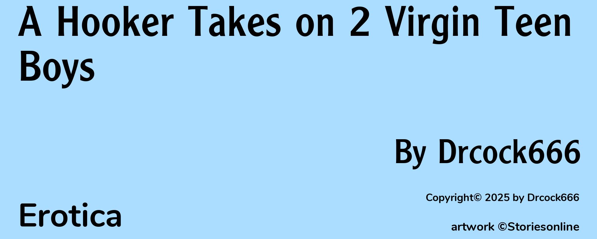 A Hooker Takes on 2 Virgin Teen Boys - Cover