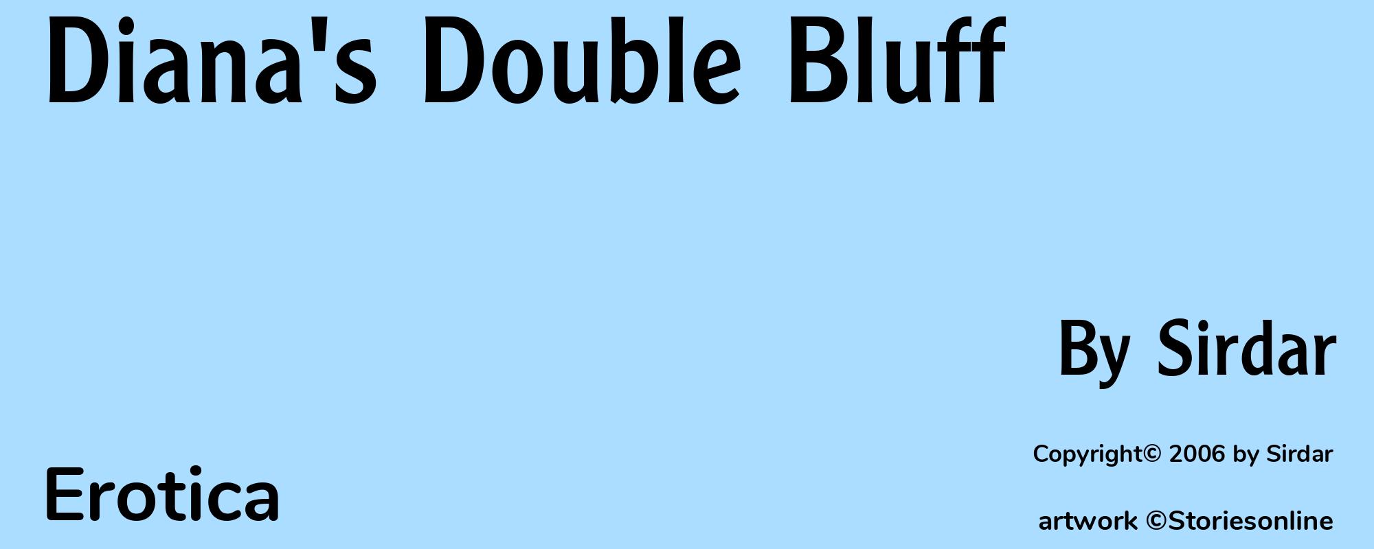Diana's Double Bluff - Cover