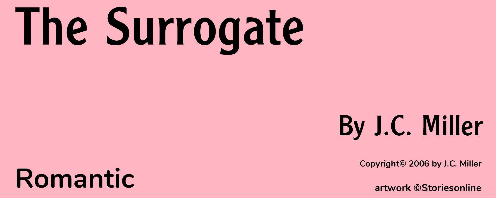 The Surrogate - Cover